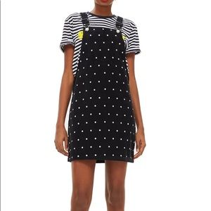 Topshop Overall Corduroy Dress Sz 6 NWT